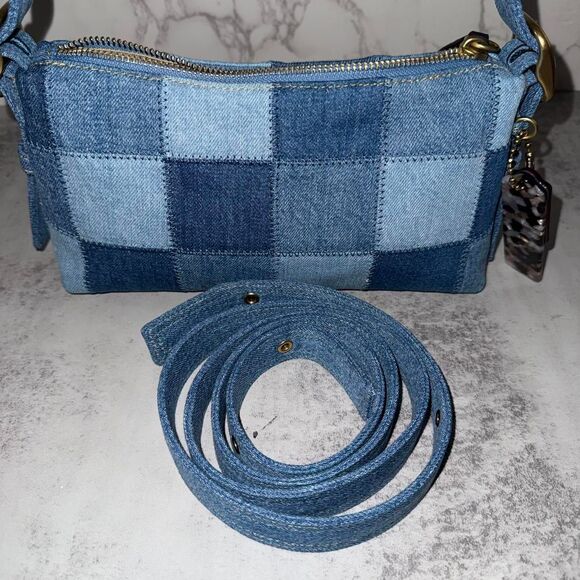 NWT COACHTOPIA denim small alter ego Shoulder Bag - Picture 8 of 8